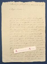 ●Letter Year 7 BELLECOMBE on FLUMET (Notre Dame de) farmer Savoy Revolution