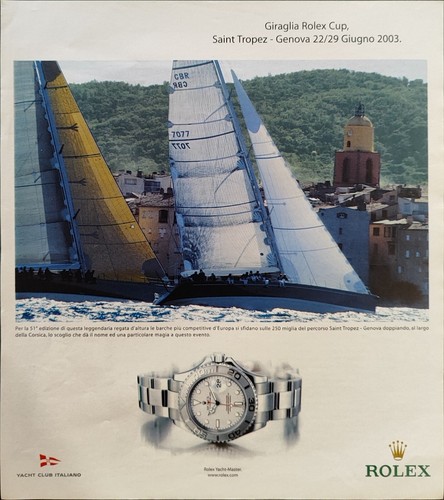 Rolex publicité page 2003 - publicité,