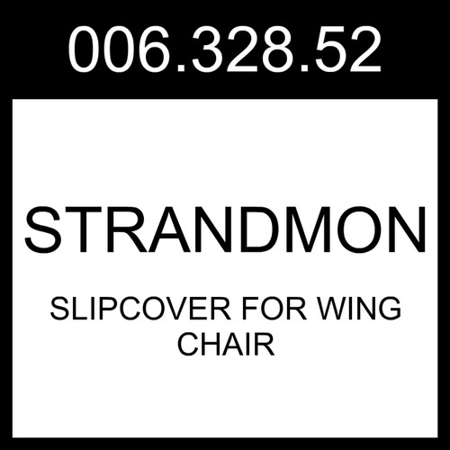 Ikea strandmon slipcover for - slipcover,