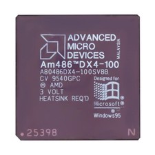 Processeur AMD A80486DX4-100SV8B 100Mhz Socket PGA 168