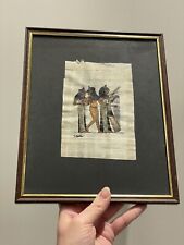 Signed Egyptian Papyrus Frame