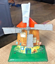 Moulin en tôle lithographiée WK - Accessoire de machine à vapeur -  H : 16 cm.