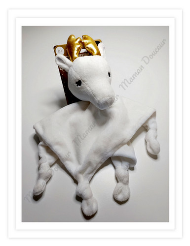 Doudou plat carré - plat,
