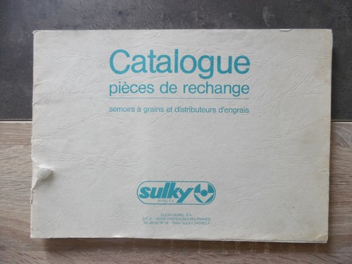Sulky catalogue pièces de - catalogue,