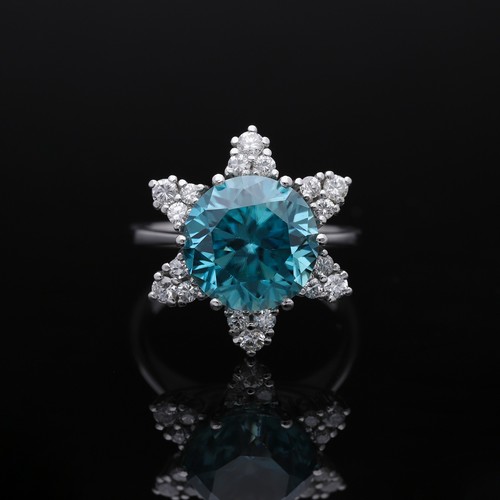 Bague vintage nature brillants