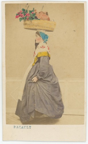 Cdv rehaussée circa - circa, 1865