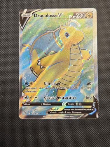 Carte pokémon dracolosse - carte, v