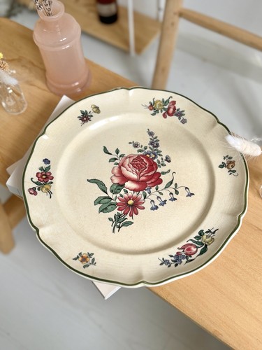 Grande assiette plate - , en