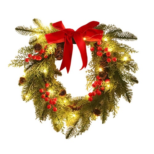 Couronne noël avec - de,