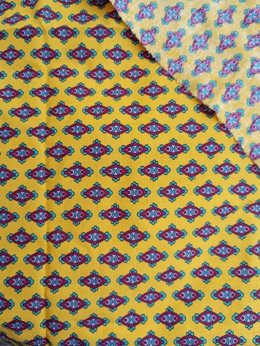 Tissu ancien coton provençal - tissu,