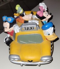 Mickey and His Friends Disney The Yellow Taxi Piggy Boat - Good Condition