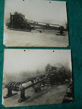 retro collection x2 old photos industrial machine Robey-mo 32975