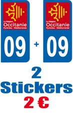 2-STICKERS-PLAQUE-AUTO-IMMATRI