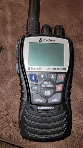 Radio vhf étanche cobra hh500 - vhf,