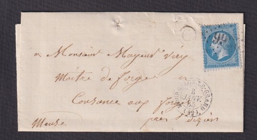 Lettre mourmelon le - lettre, (vadenay)
