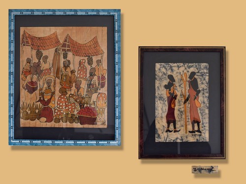 Duo batik africains - duo, –