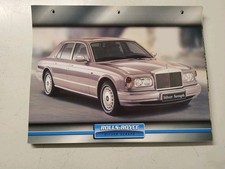 CARTE FICHE VOITURES D'EXCEPTION ROLLS ROYCE SILVER SERAPH