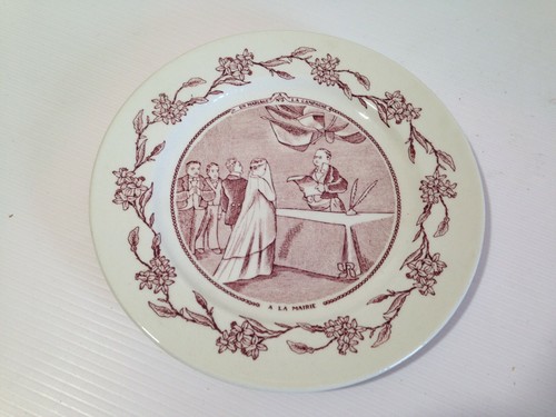Assiette parlante de style - assiette,