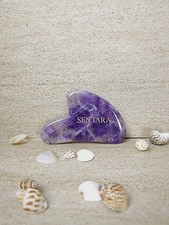 Gua Sha Coeur Améthiste -