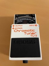 Boss TU-3 Chromatic Tuner Guitar Effect Pedal Compact Type Flat Stage Use Music