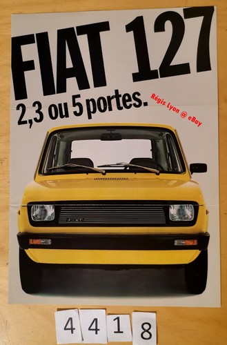 Fiat 127 portes luxe - ou, luxe/