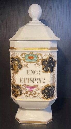 Pot pharmacie porcelaine de - à,
