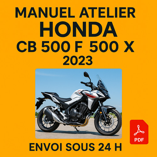 Manuel atelier honda 500 f - atelier,