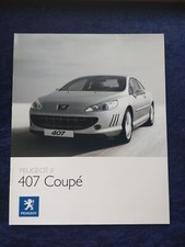 Peugeot 407 Coupe Brochure 10/2007