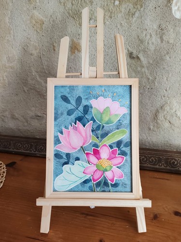 Aquarelle originale trio - aquarelle,