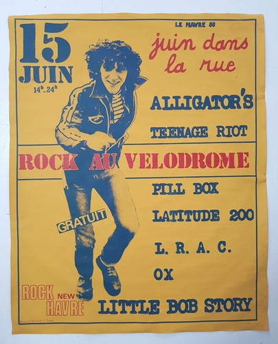 Rare affiche concert havre - le,