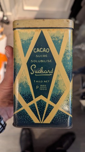 Vintage boîte métallique - boîte,