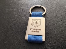 Army Military 2nd Armored Brigade of France Keychain VGC (C6)