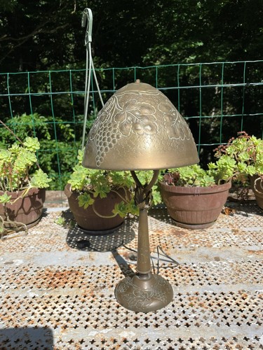 Vieille lampe laiton - lampe, en