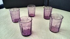 5 Verres gobelet à liqueur
