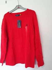 Pull  Ralph Lauren Rouge Neuf
