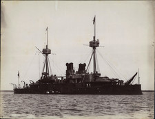 France, French Navy, Vintage "Shark" print, albumin print 