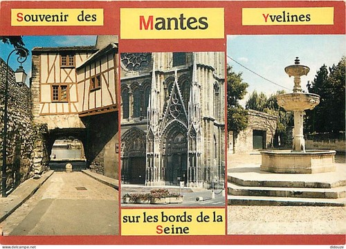 Carte postale mantes la - mantes,