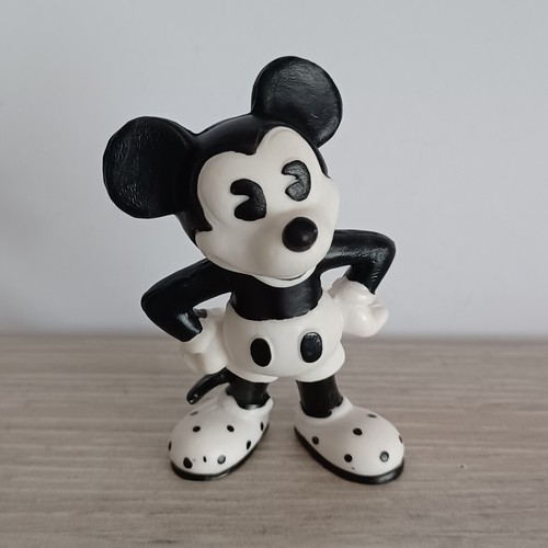 Rare figurine noir blanc - et,