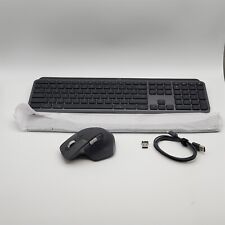 Logitech MX Keys S Combo - Performance Wireless Keyboard and Mouse w/ Palm Rest