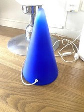Lampe Bureau Teepee Bleu 33 Cm