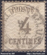 ALSACE LORRAINE 4c GRIS LILAS