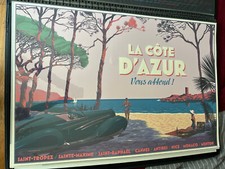 Laurent Durieux Delahye La Cote D’azur Limited screen print! Variant