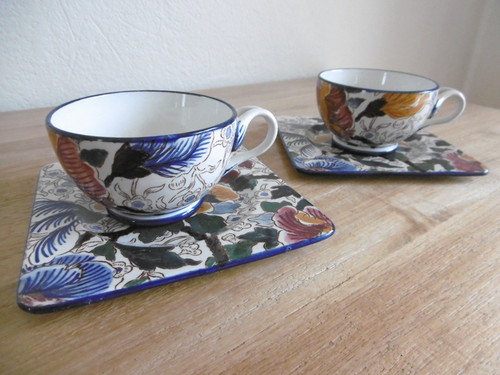 Deux tasses the soucoupes - tasses, a