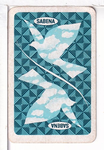 Single airline playing card - single,
