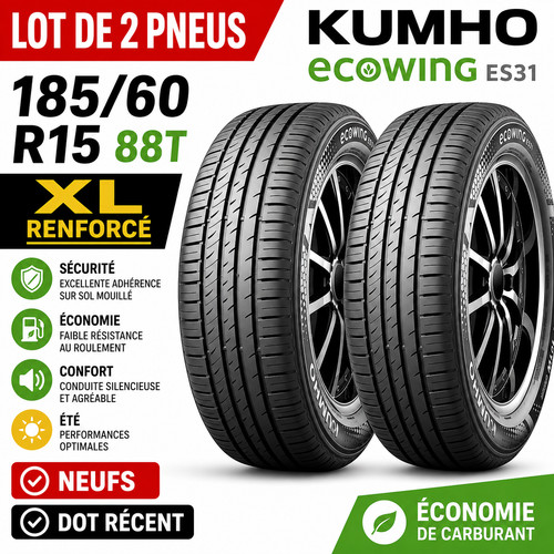 Lot pneus 185 r15 - lot, 88t