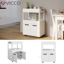 Bar maison Mini-bar Bar à boissons Simon blanc Vicco