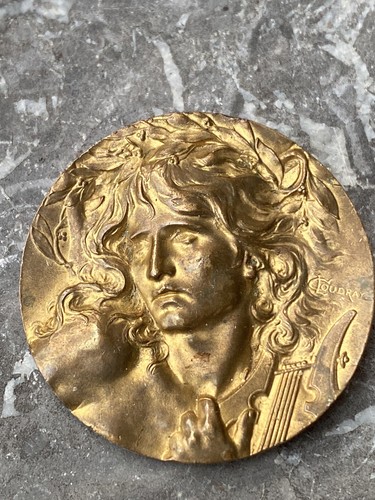 Ancienne broche medaille - ancienne,