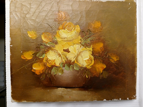 Huile sur toile - -, (xxe