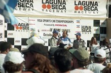 Podium Scene - Visteon Panoz Team - 1999 Laguna Seca - Vintage Race Negative