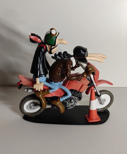 Figurine moto résine joe - figurine, en